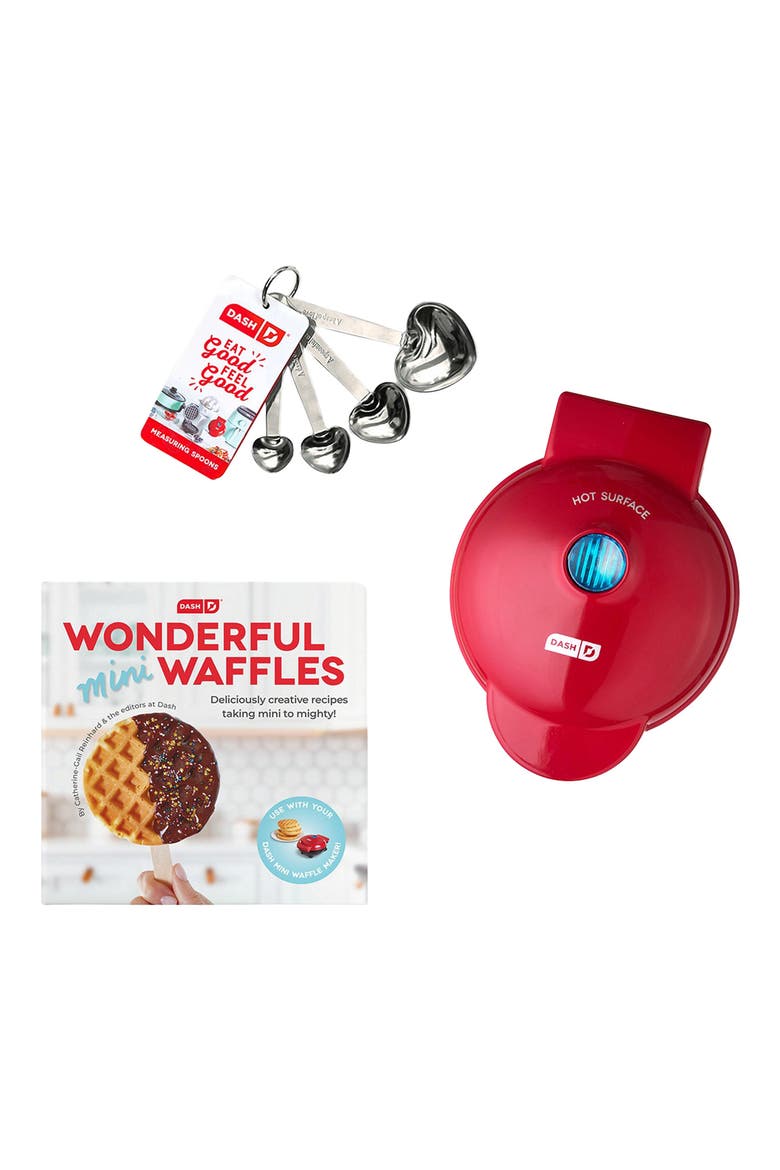 Wonderful Mini Waffles Gift Set, Main, color, RED