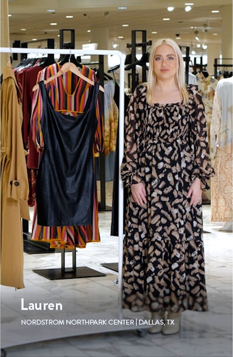 Too Hot Faux Leather Minidress, sales video thumbnail