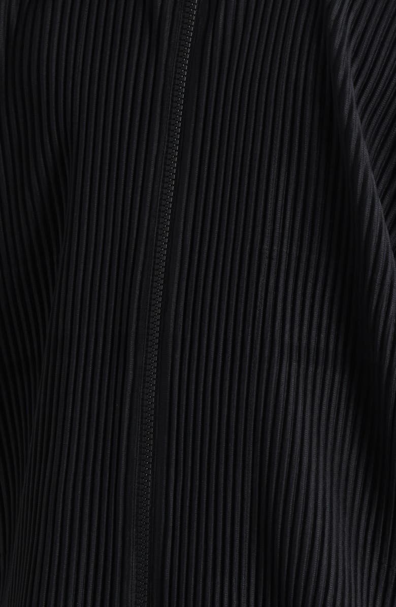 Homme Plissé Issey Miyake Monthly Colors May Pleated Hooded Jacket, Alternate, color, Black