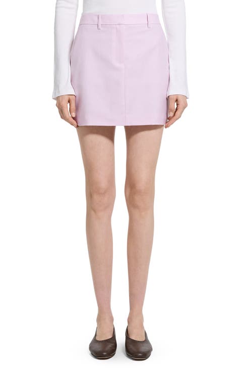 Virgin Wool Miniskirt