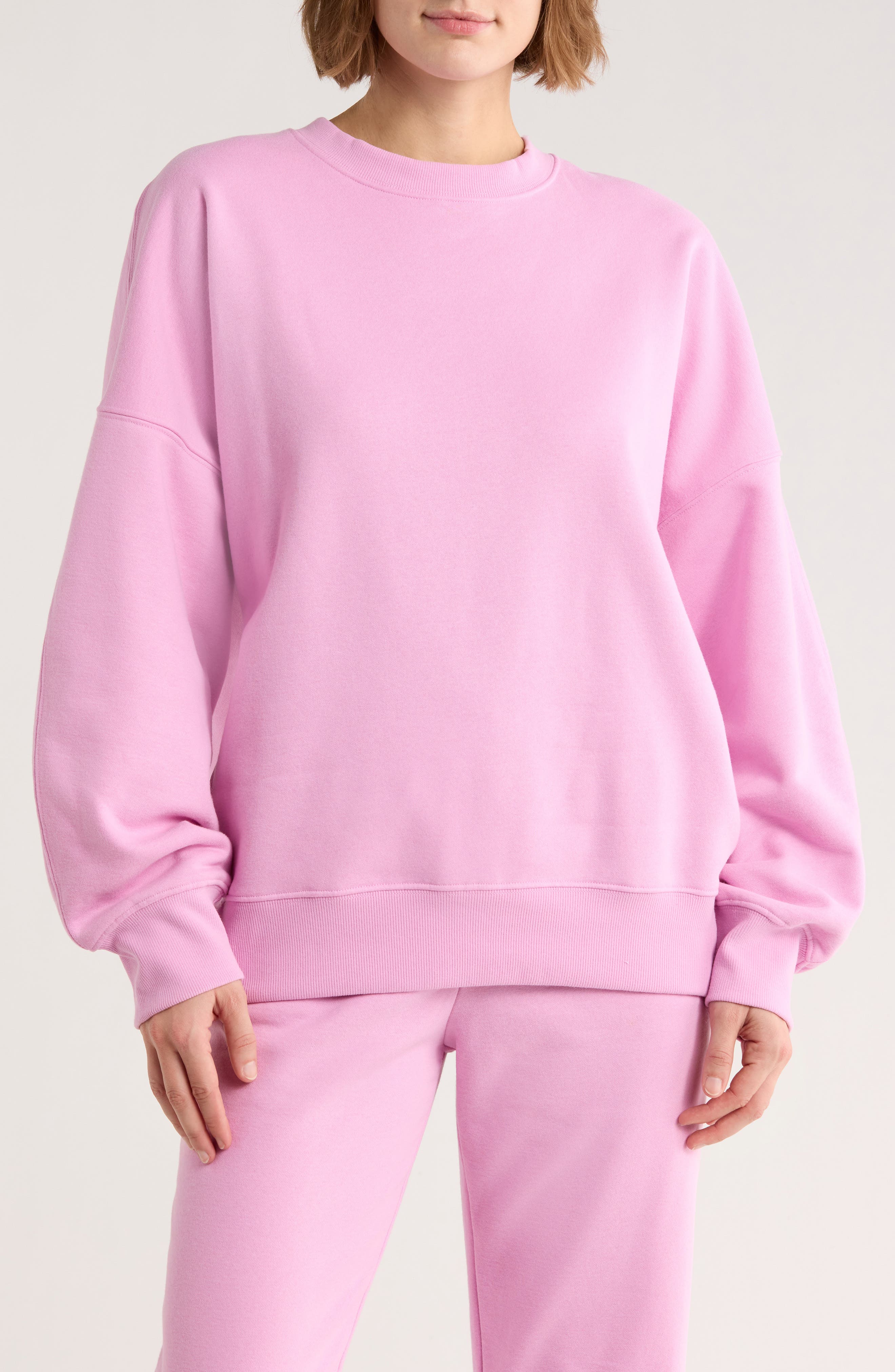 Beyond Yoga Solstice Oversize Cotton Blend Sweatshirt