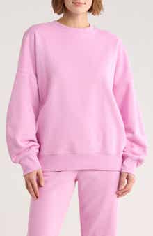 Beyond Yoga Solstice Oversize Cotton Blend Sweatshirt