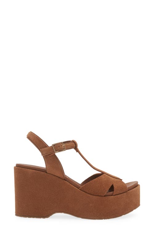 Pedro Garcia Domiel Ankle Strap Platform Sandal In Spice Castoro