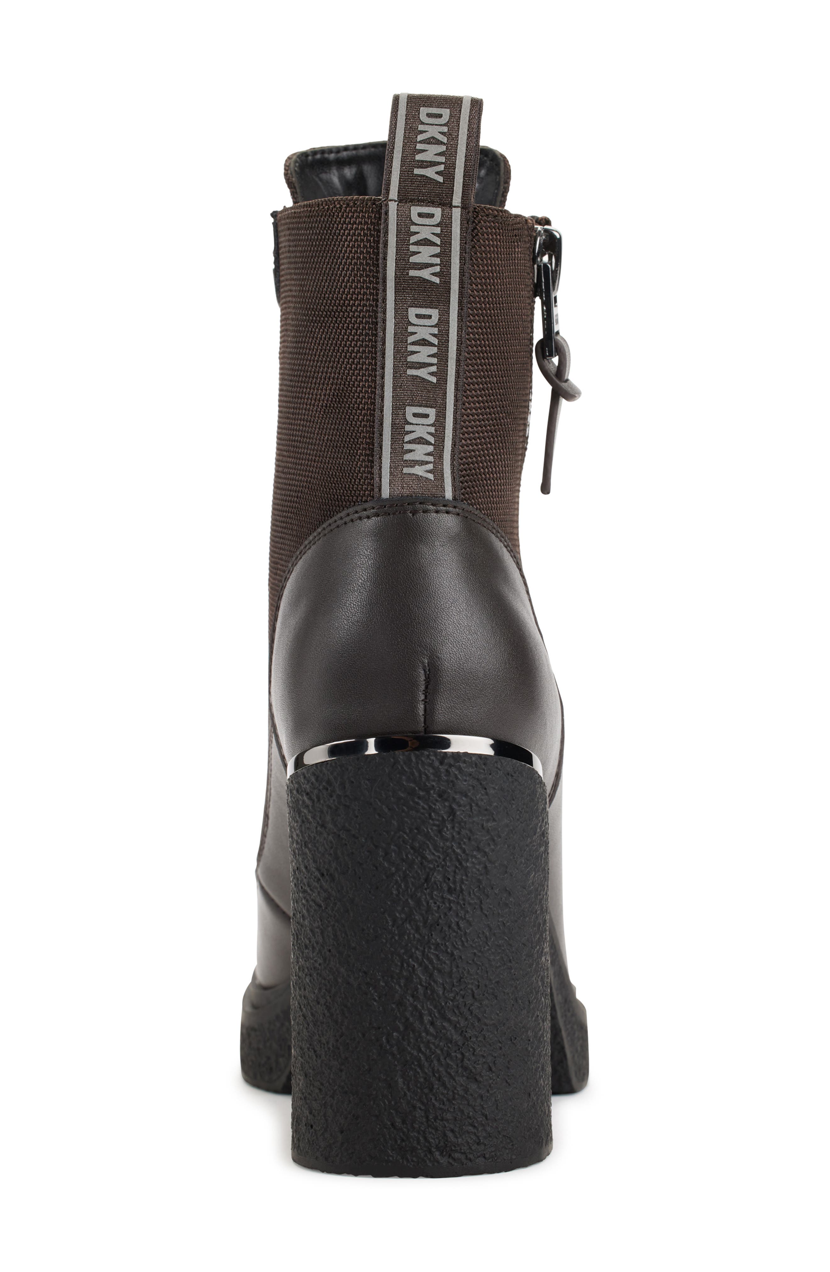 DKNY Toia Platform Bootie, Alternate, color, Espresso