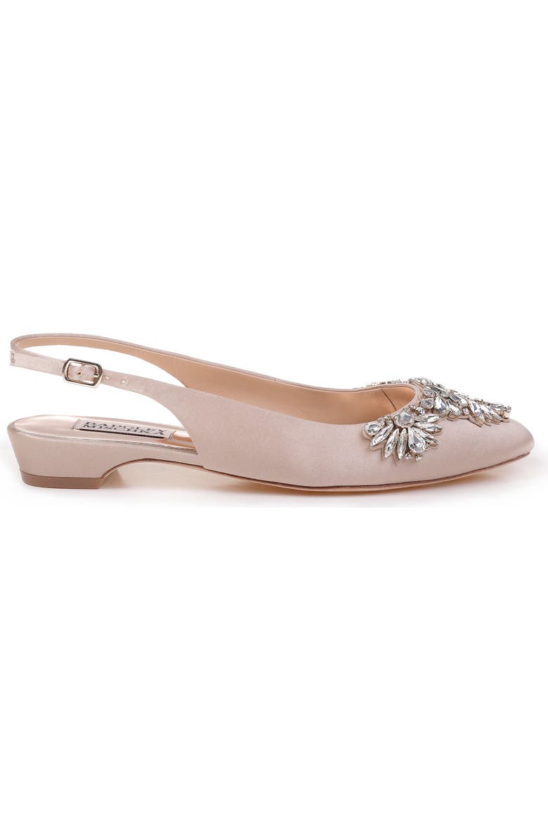 Badgley Mischka Collection Badgley Mischka Shayla Slingback Flat, Alternate, color,