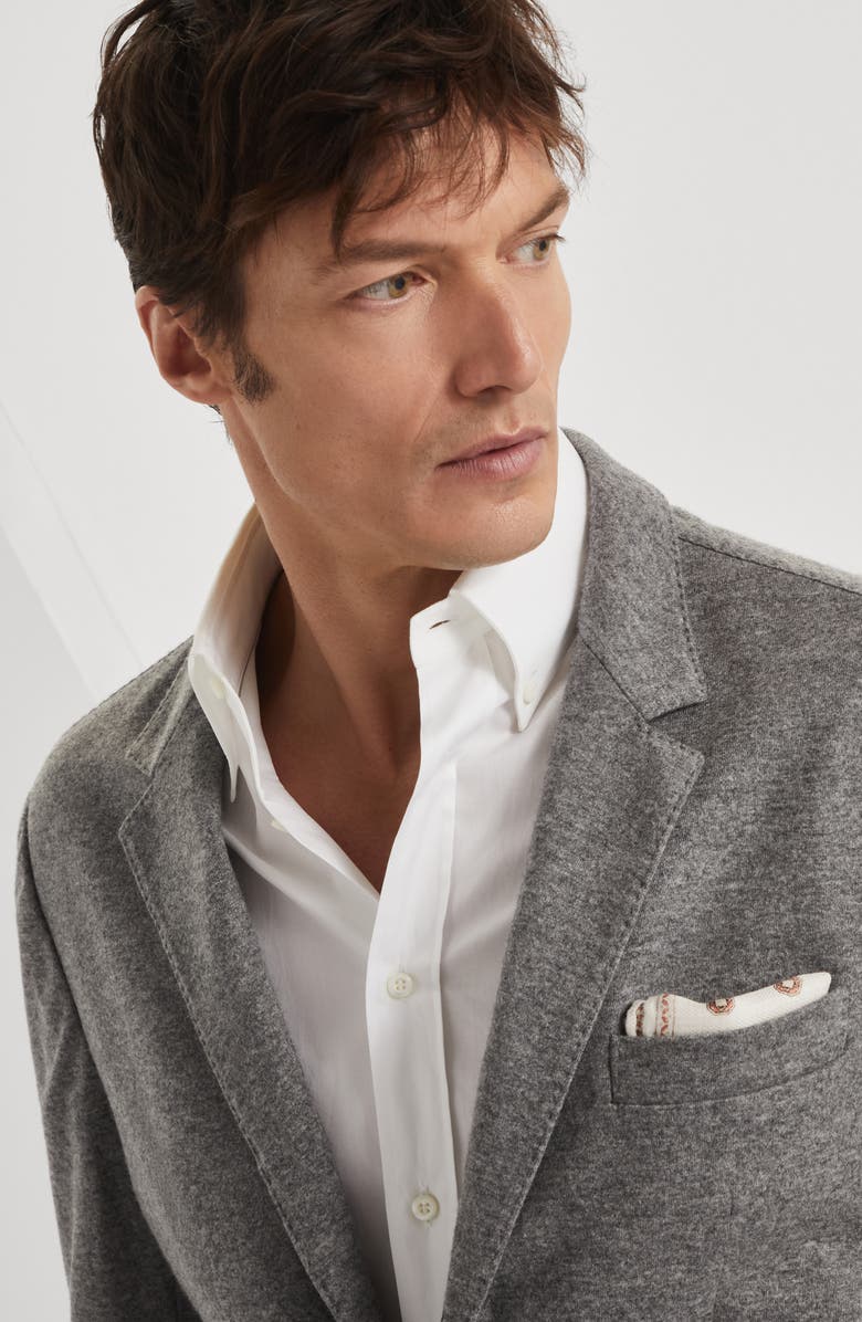 Brunello Cucinelli Cashmere jersey blazer, Alternate, color,
