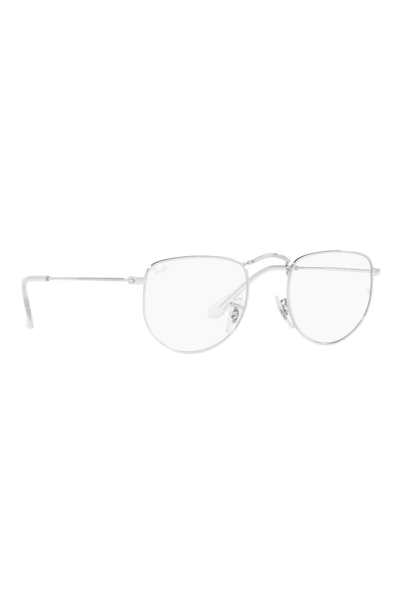 Elon 47mm Irregular Optical Glasses, Alternate, color, SILVER