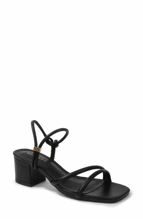 BERNESS Elayna Strappy Cube Heel Sandal