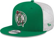 New Era Men's New Era Kelly Green Boston Celtics Core Logo Meshback 9FIFTY Snapback Hat