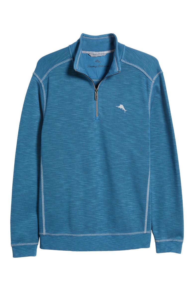 Tobago Bay Marlin Splash Half Zip Pullover, Alternate, color, BLUE ALLURE