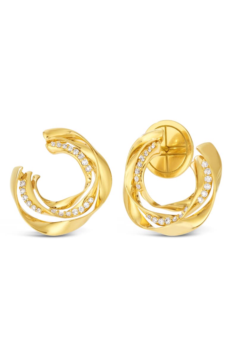 Hueb Dunas 18K Yellow Gold Earrings, Main, color,