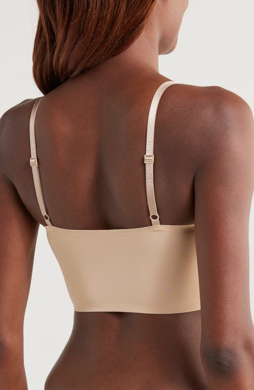True & Co. True & Co True Body Boost Triangle Lace Convertible Strap Bra In Desert
