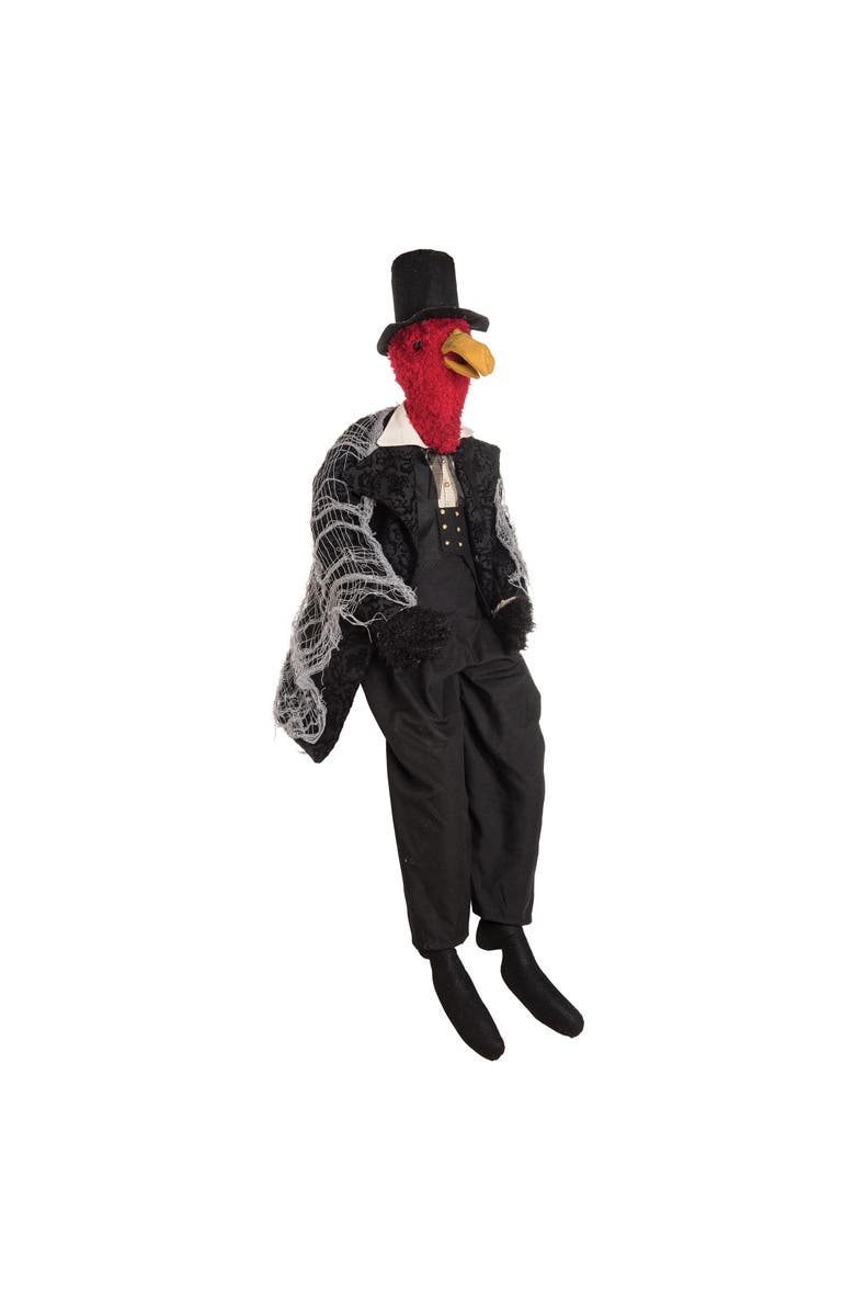 Gallerie II Vernon Vulture Halloween Art Doll Figurine, Main, color, Black