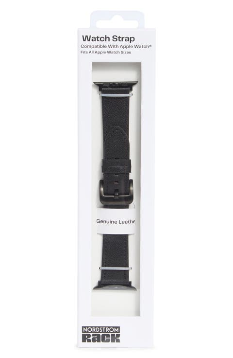 Wide Leather Apple Watch® Watchband