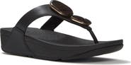 FitFlop Lulu Marbled Stone Toe Post Sandals