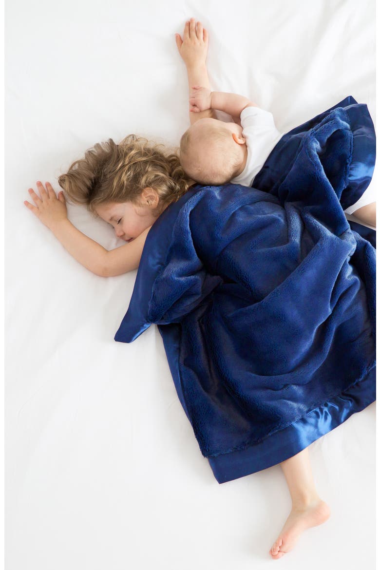 Luxe Baby Blanket, Alternate, color, DENIM