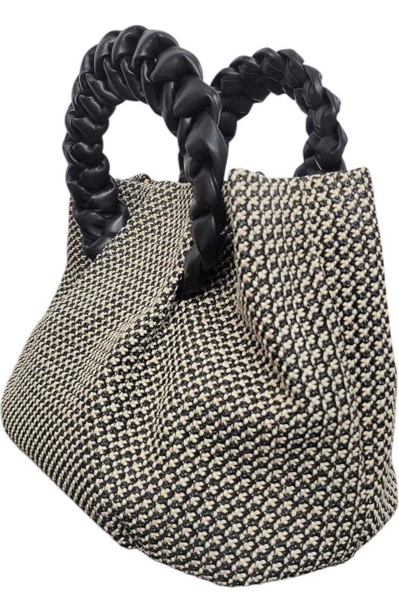 Jelavu Mathilda Woven Raffia & Leather Shoulder Bag, Alternate, color,