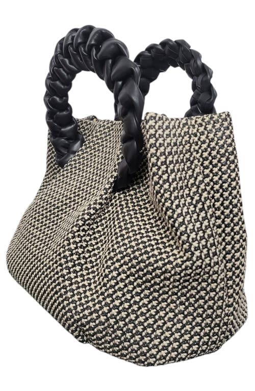 Jelavu Mathilda Woven Raffia & Leather Shoulder Bag
