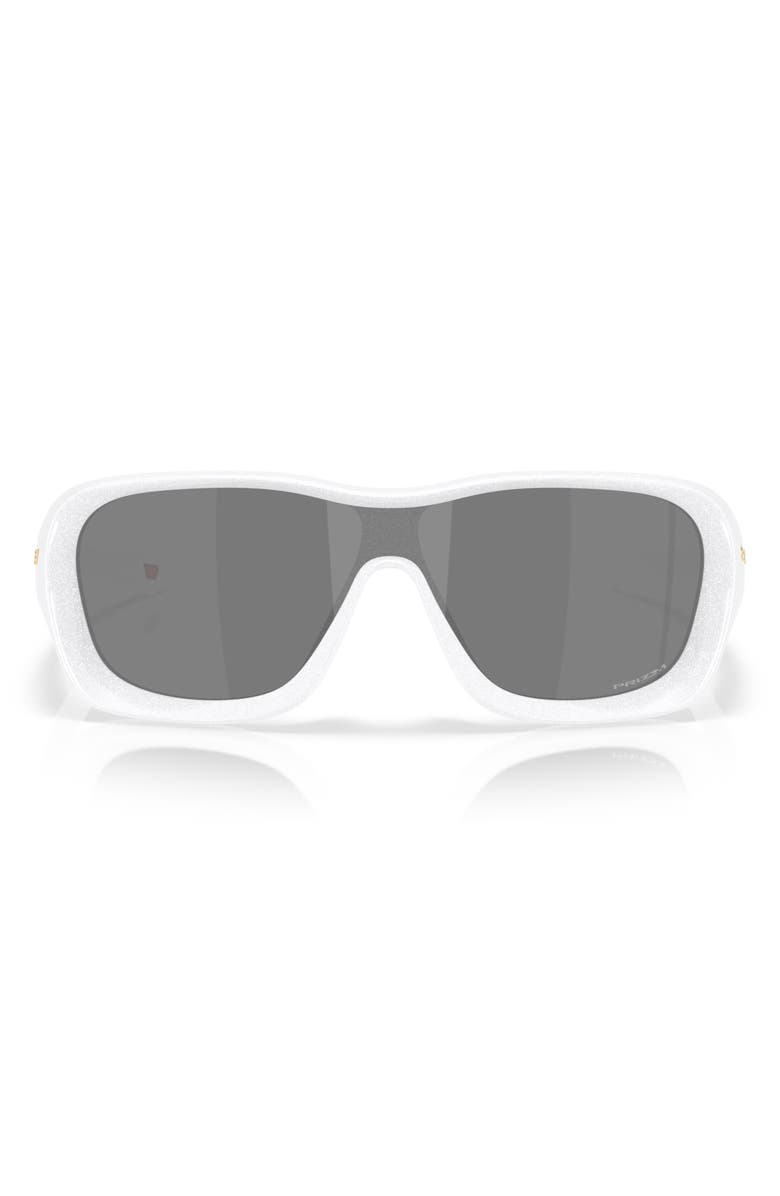 Oakley 130mm Prizm<sup>™</sup> Shield Sunglasses, Main, color, Black White