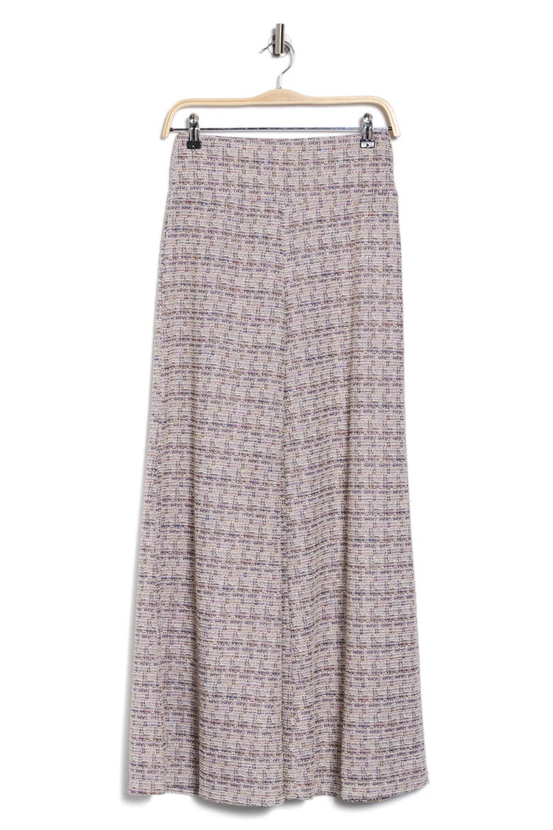 Tweed Wide Leg Pants, Alternate, color, PINK