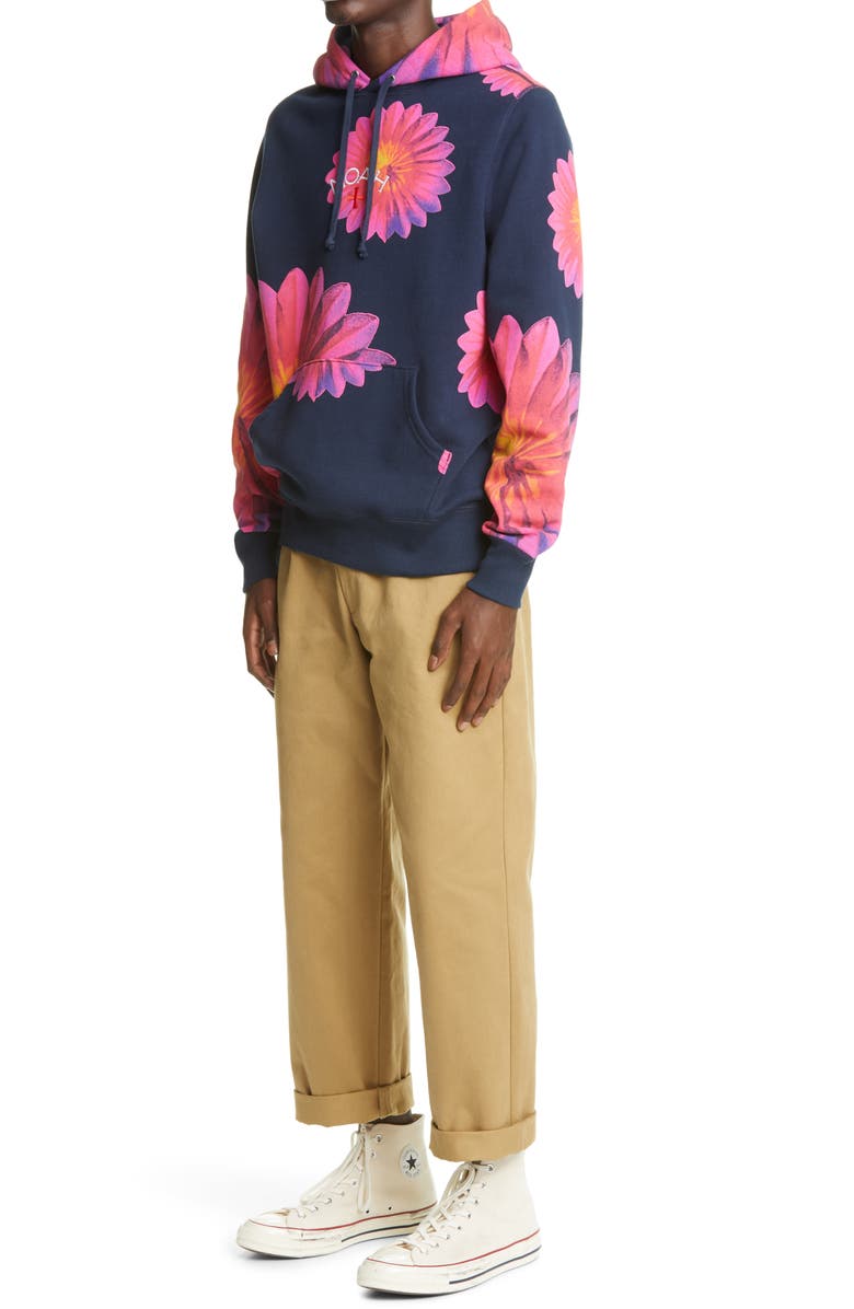 Noah x B-52s Floral Cotton Hoodie, Alternate, color, 