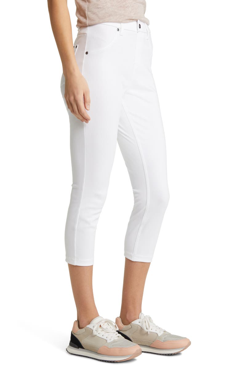 Hue Ultrasoft Denim Capri Leggings, Alternate, color, White