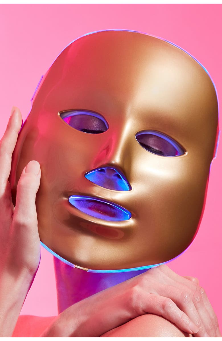 MZ Skin Light-Therapy Golden Facial Treatment Device, Alternate, color,