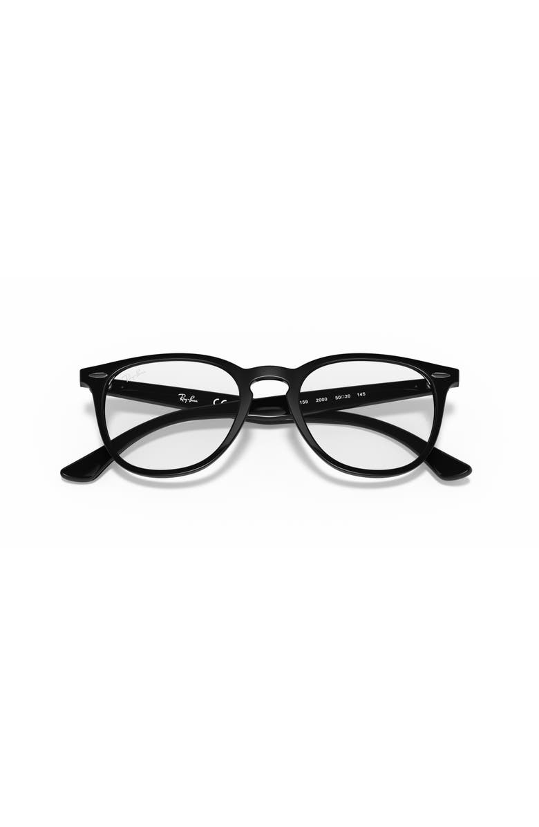 Ray-Ban 52mm Phantos optical glasses, Alternate, color, Black