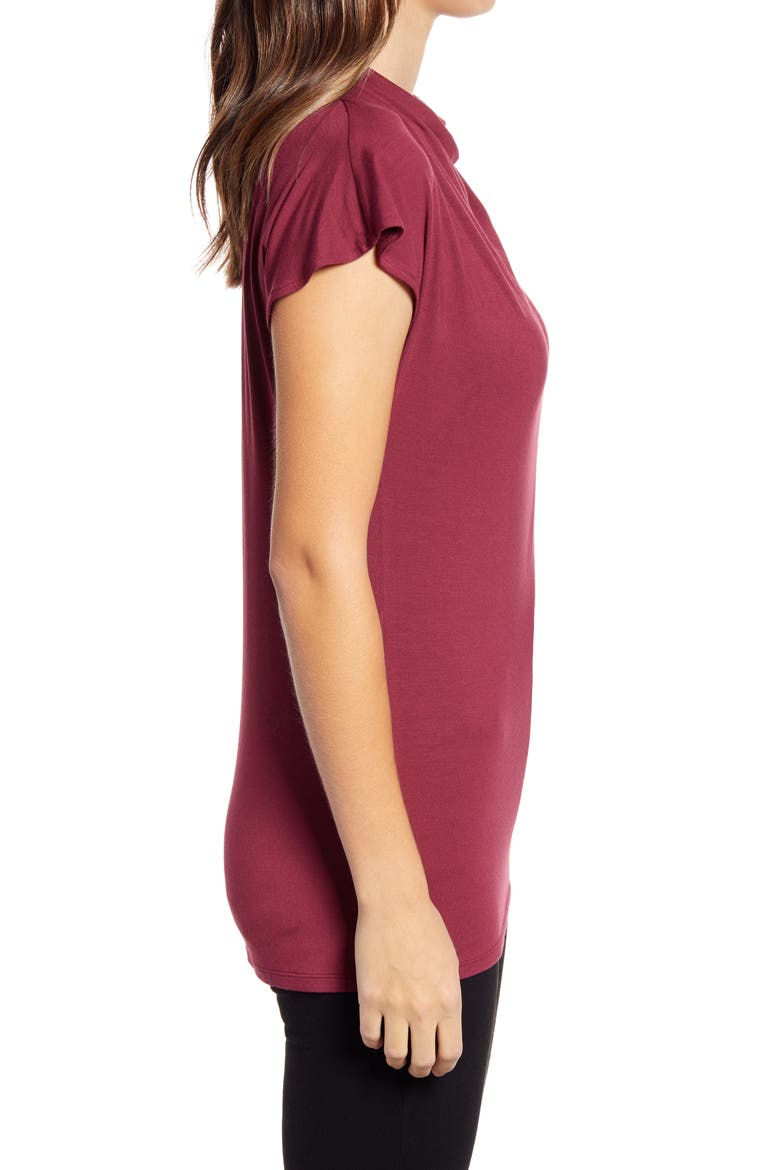 Drape Top, Alternate, color, RED CORDOVAN