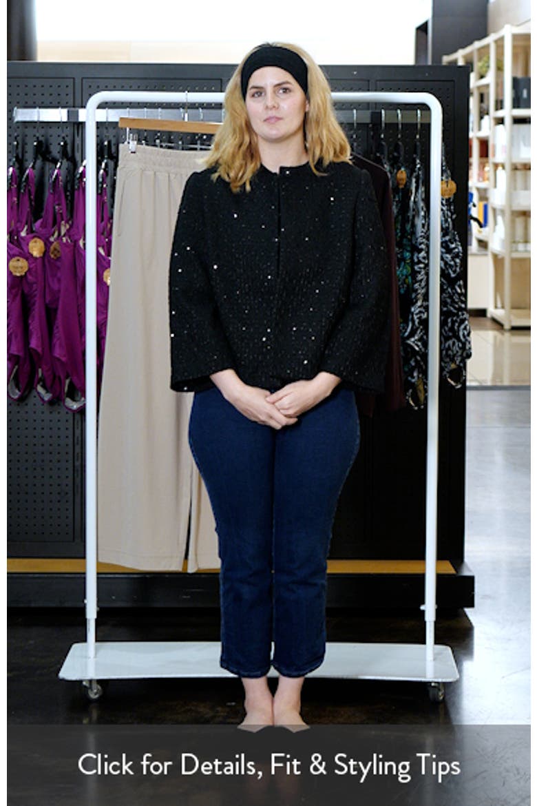 Collarless Bouclé Jacket video
