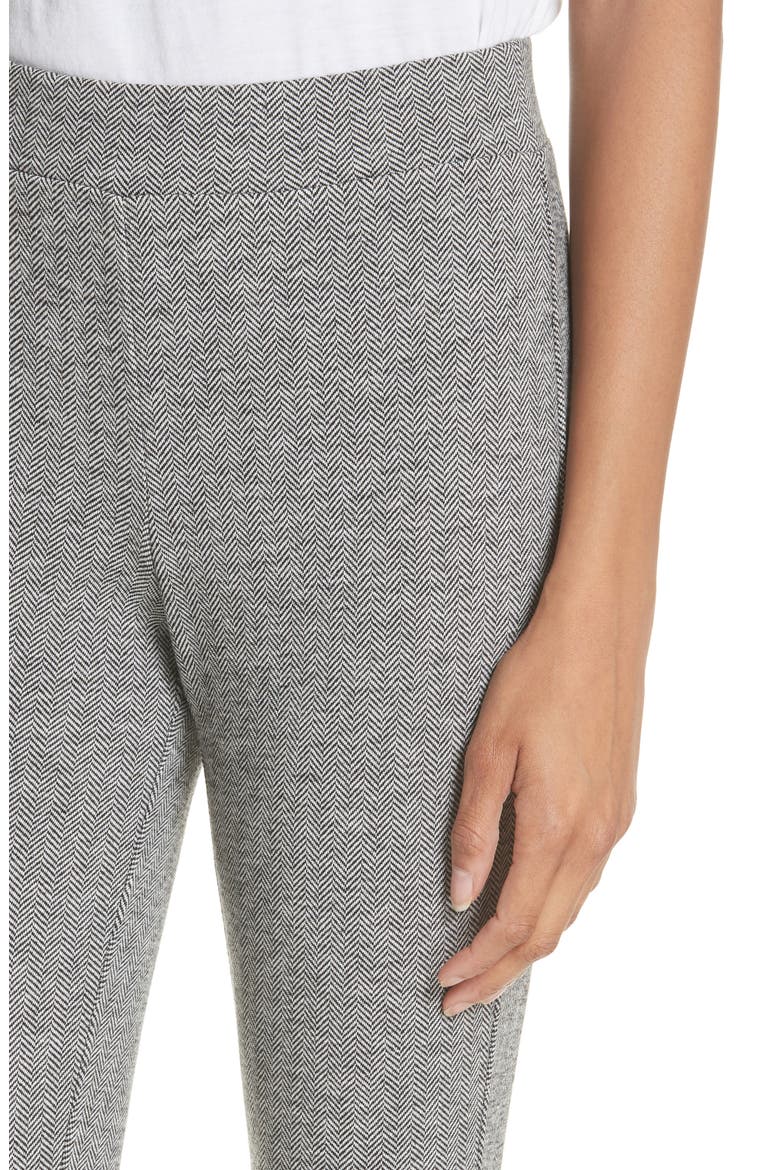 Adbelle K Chevron Stretch Pants, Alternate, color, BLACK MULTI