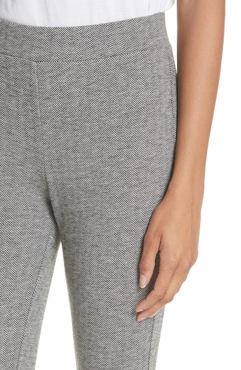 Theory Adbelle K Chevron Stretch Pants, Alternate, color, 
