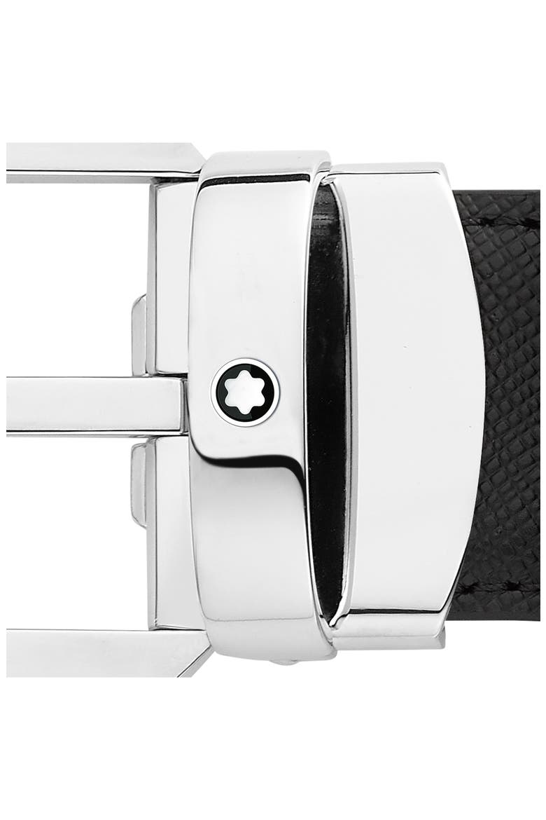 Reversible Leather Belt, Alternate, color, BLACK