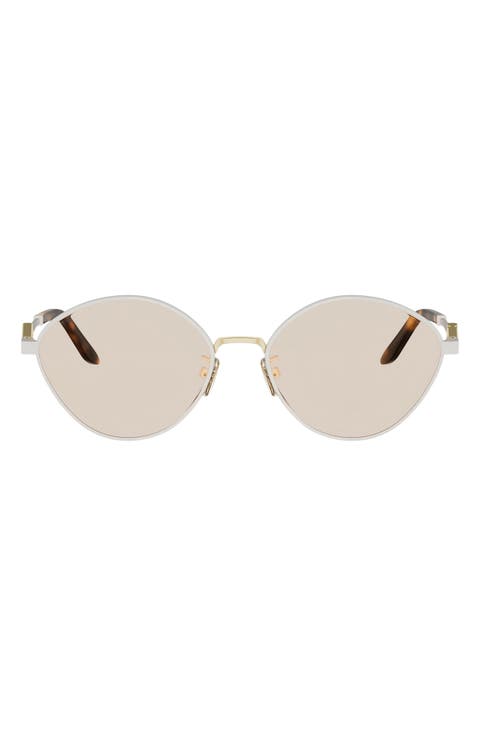 FF Diamonds 55mm Round Sunglasses