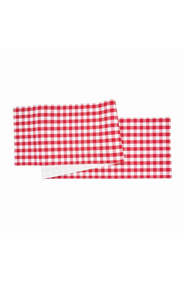 C&F Home Ashford Red Table Runner 13" x 72", Main, color, Red