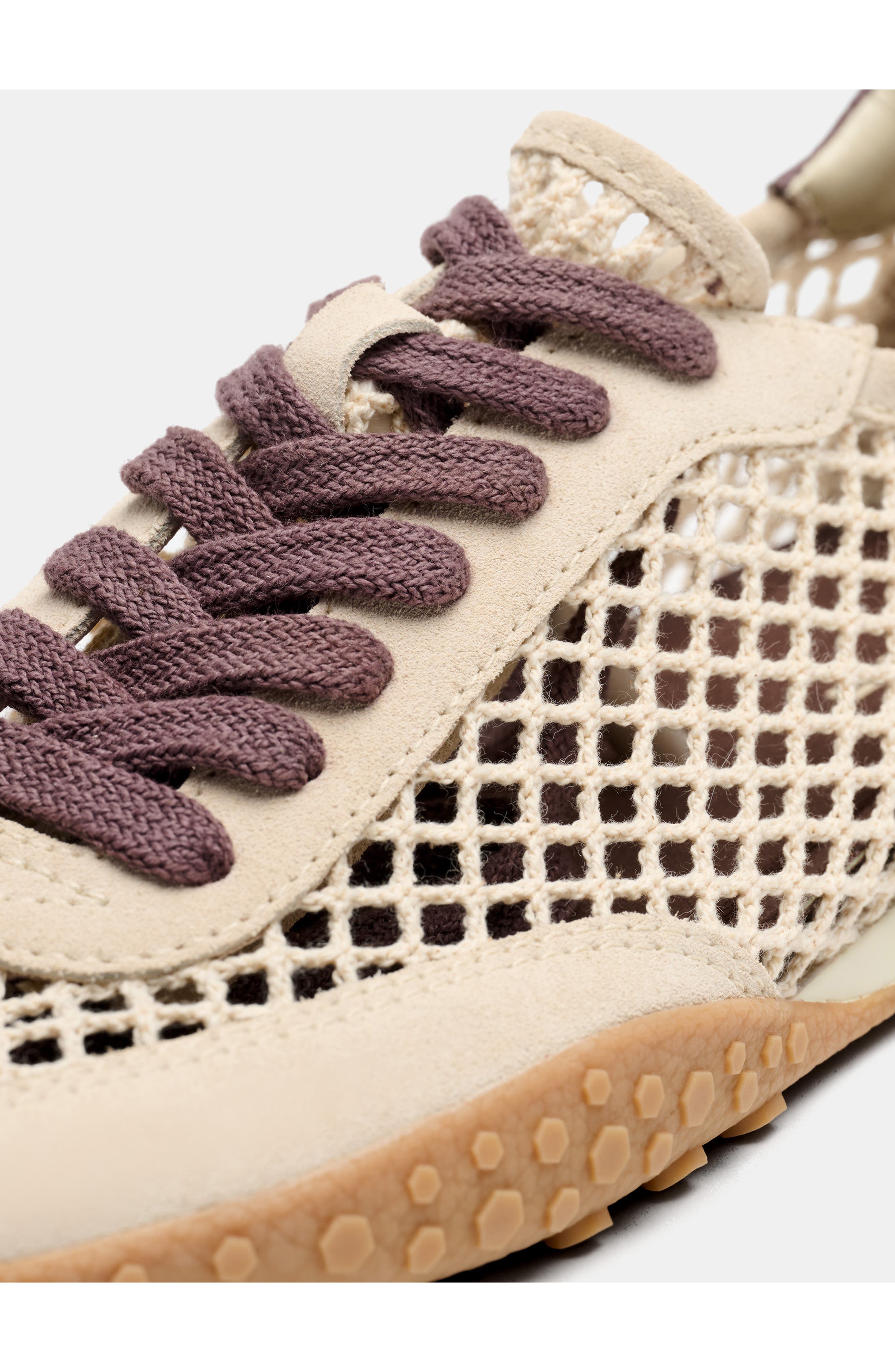 Bridge Fishnet Sneaker, Alternate, color, OFF WHITE