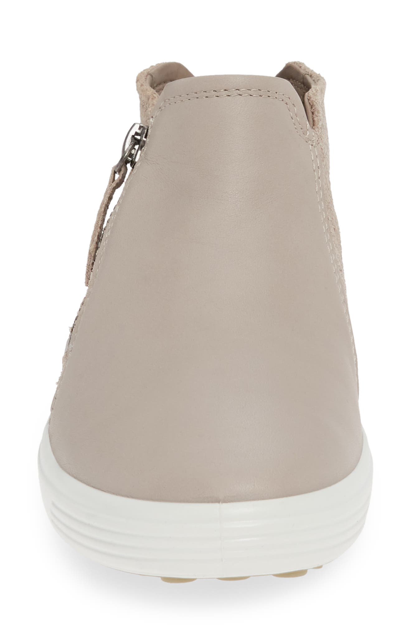 Soft 7 Mid Top Sneaker, Alternate, color, GREY ROSE LEATHER