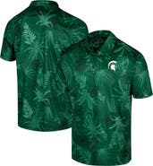 COLOSSEUM Men's Colosseum Green Michigan State Spartans Big & Tall Palms Polo