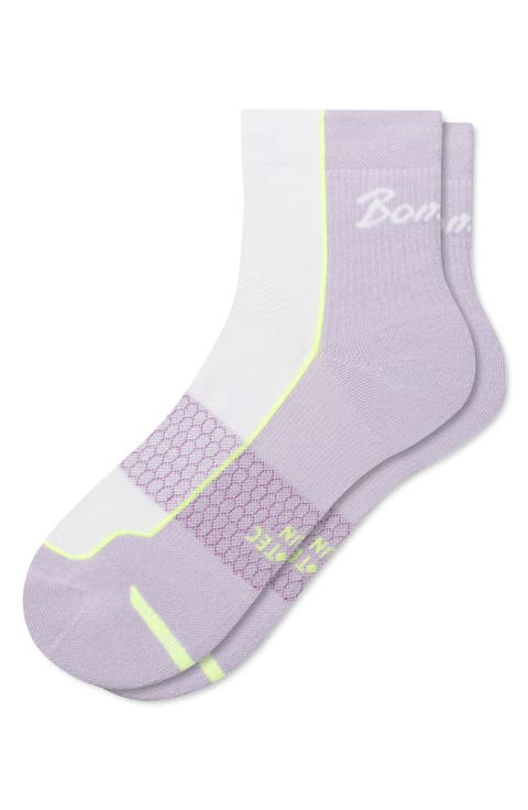 Colorblock Running Quarter Socks