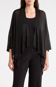 Vince Camuto Cropped Pointelle Topper