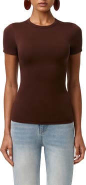N BY NAKED WARDROBE Bare Short Sleeve Crew Top