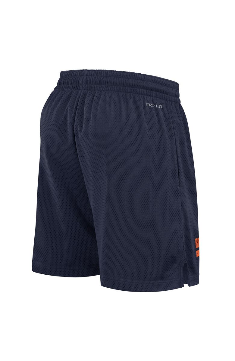Nike Men's Nike Navy Denver Broncos 2024 Sideline Performance Mesh Shorts, Alternate, color, Navy