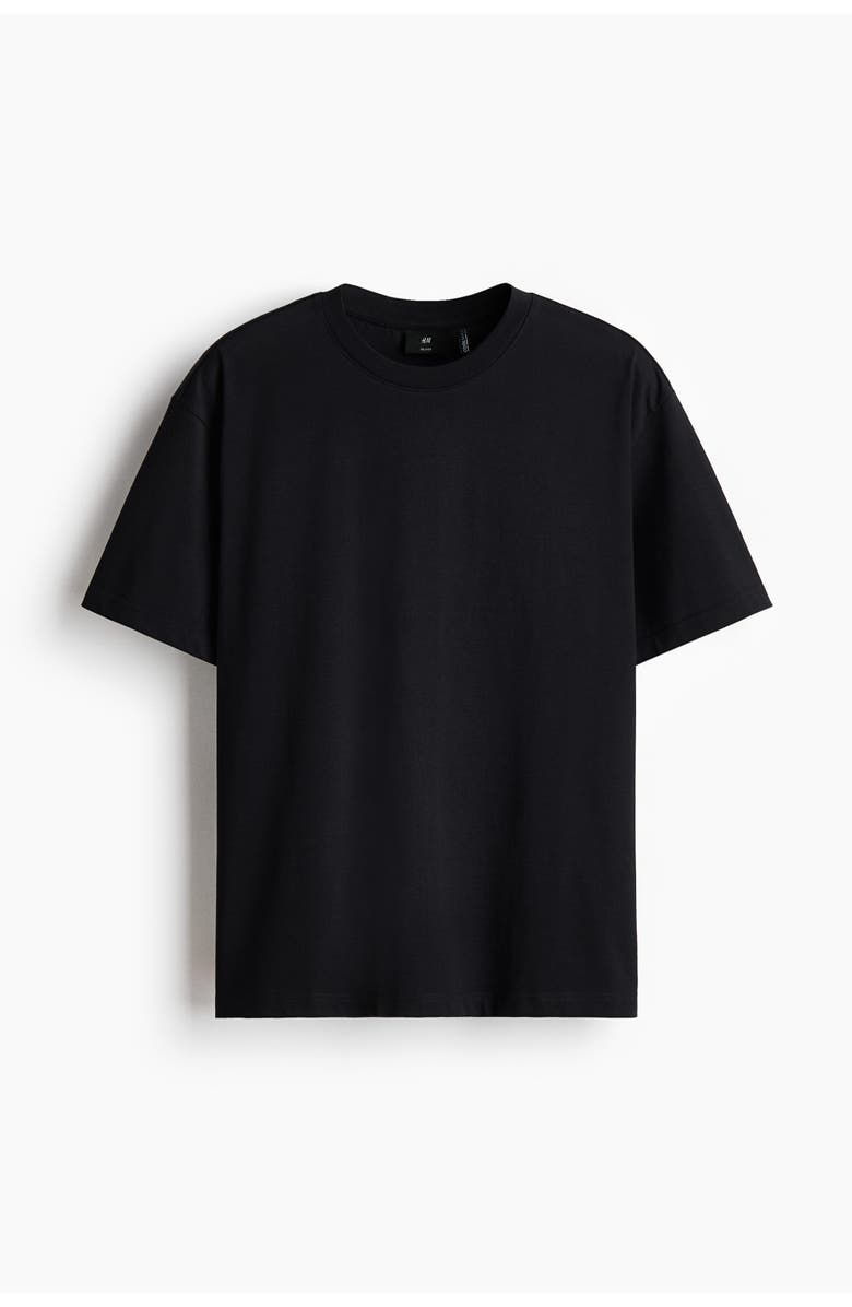 H&M Coolmax<sup>®</sup>  Relaxed Fit T-shirt, Main, color, Black