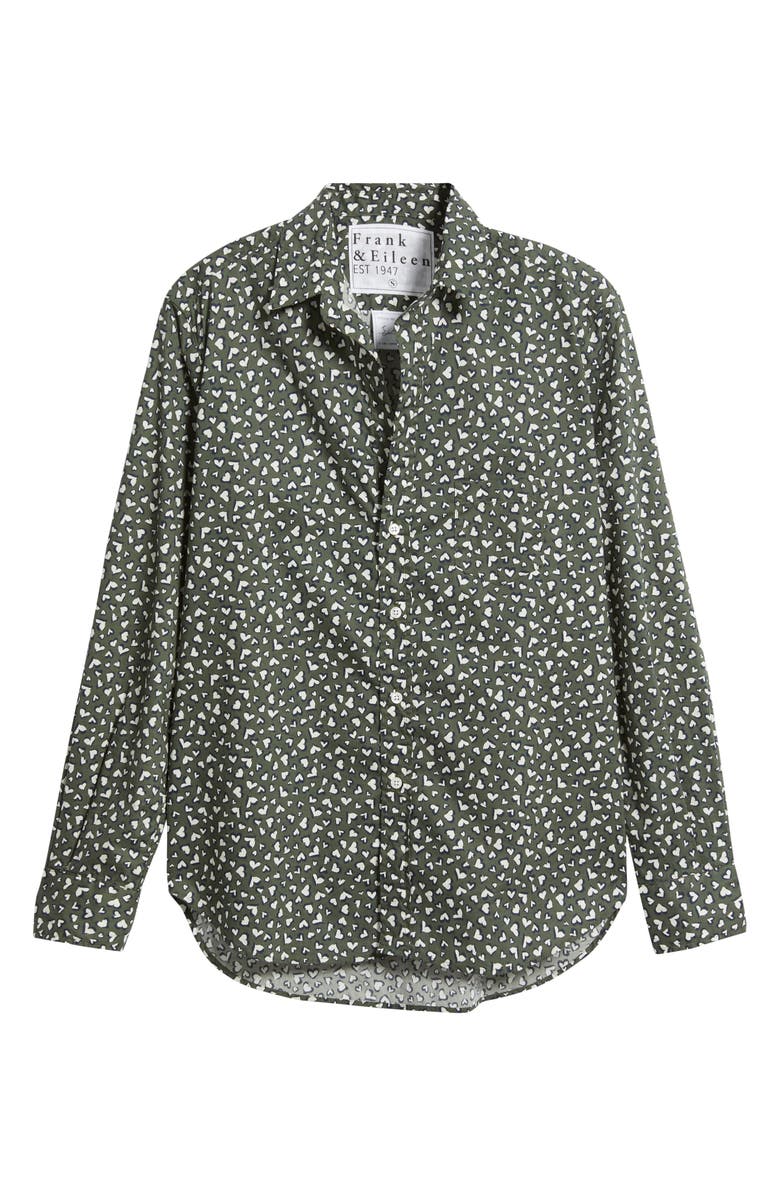 Frank & Eileen Eileen Relaxed Button-Up Shirt, Alternate, color, Green Mess