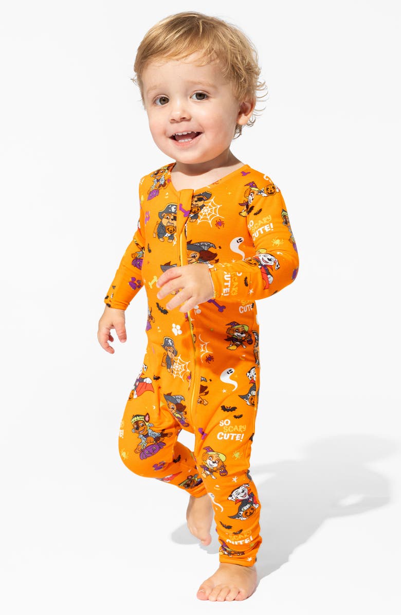 Bellabu Bear Paw Patrol Halloween Convertible Footie Pajamas, Alternate, color, 