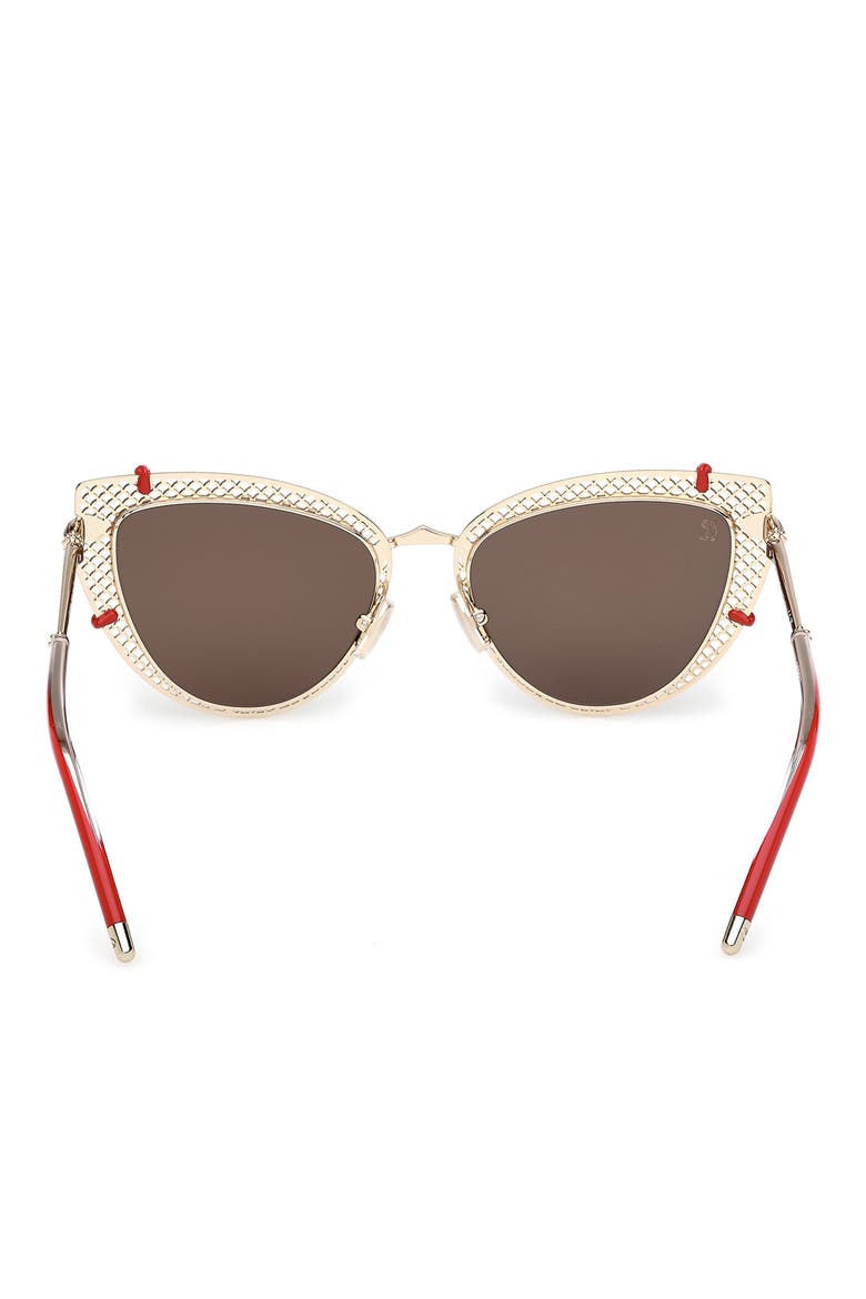 Dolly 54mm Cat Eye Sunglasses, Alternate, color, PALE GOLD / ZEISS BRONZE