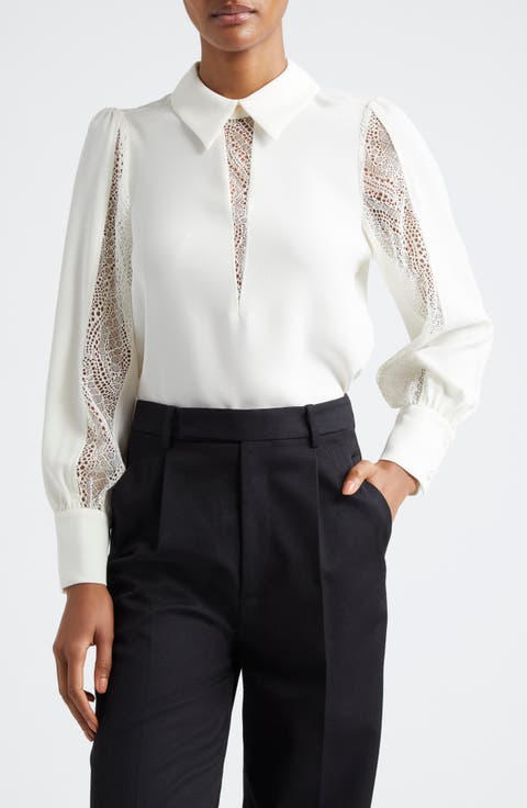 melt the lady collared knit tops