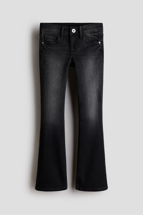 Flared Leg Low Jeans