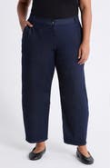 Eileen Fisher Arched Ankle Wide Leg Jeans