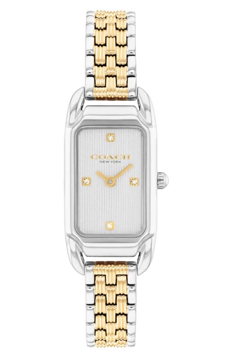 Cadie Rectangular Bracelet Watch, 17.5mm x 28.5mm